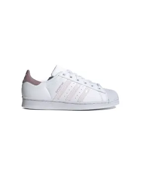 Adidas Superstar J Bianco Rosa