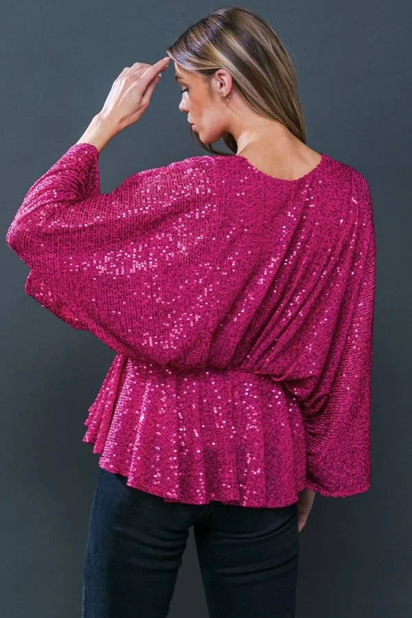 Anna sequin top