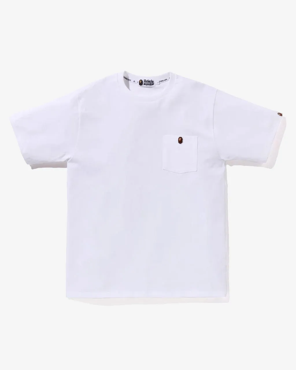 Ape Head One Point Pocket Tee White