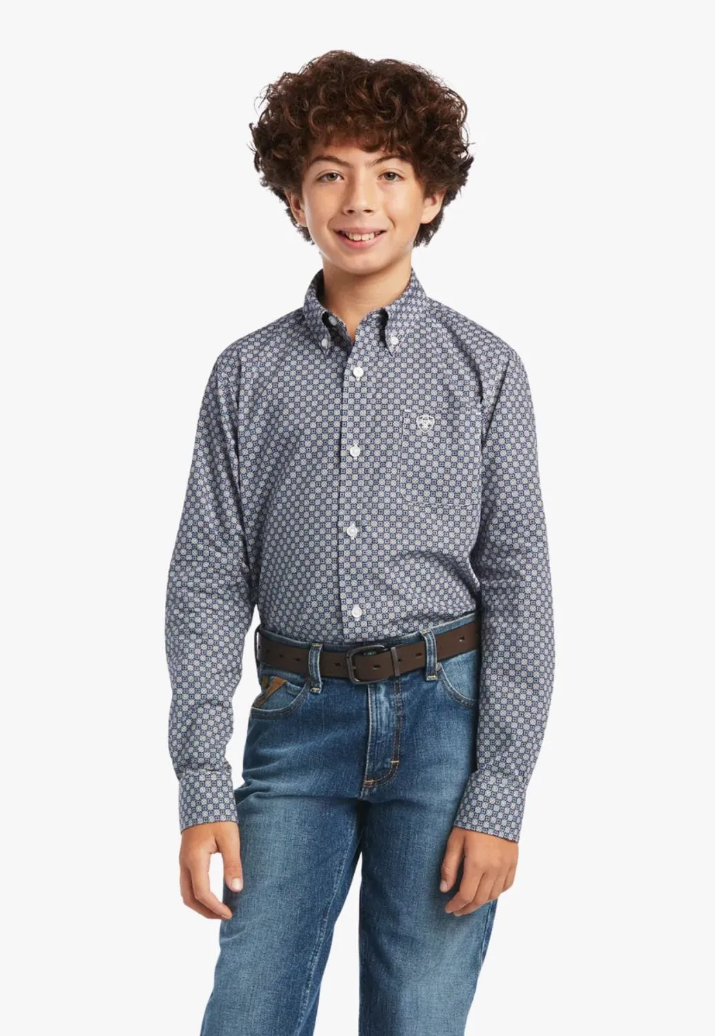 Ariat Boys Bo Classic Long Sleeve Shirt