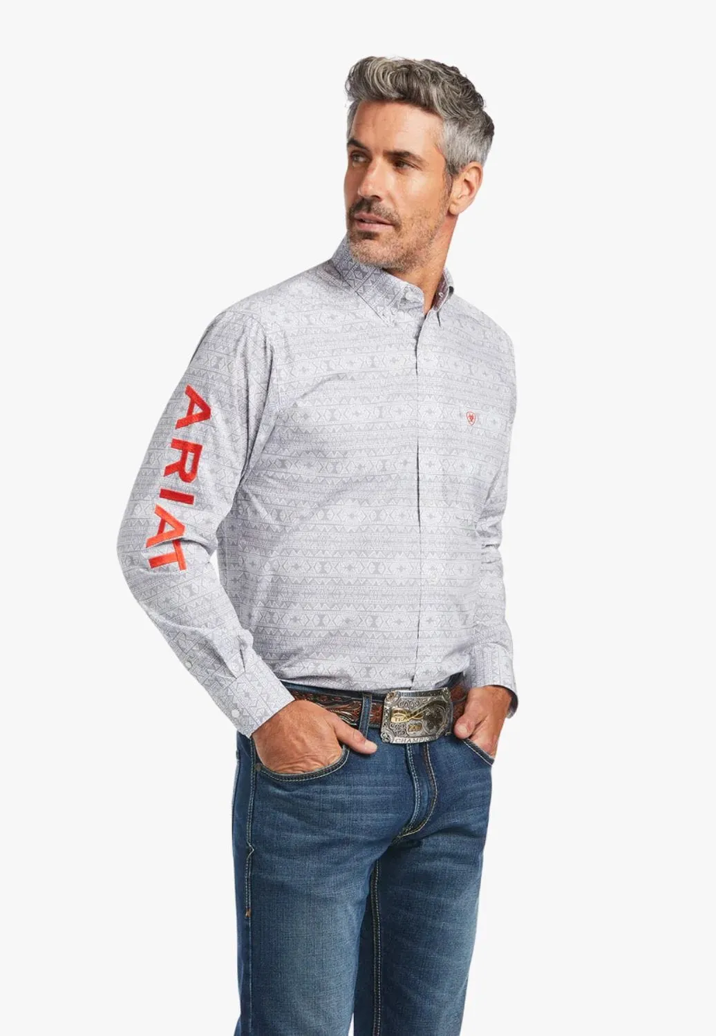 Ariat Mens Team Shad Classic Long Sleeve Shirt