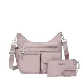 Baggallini Modern Everywhere Bag - Blush Shimmer