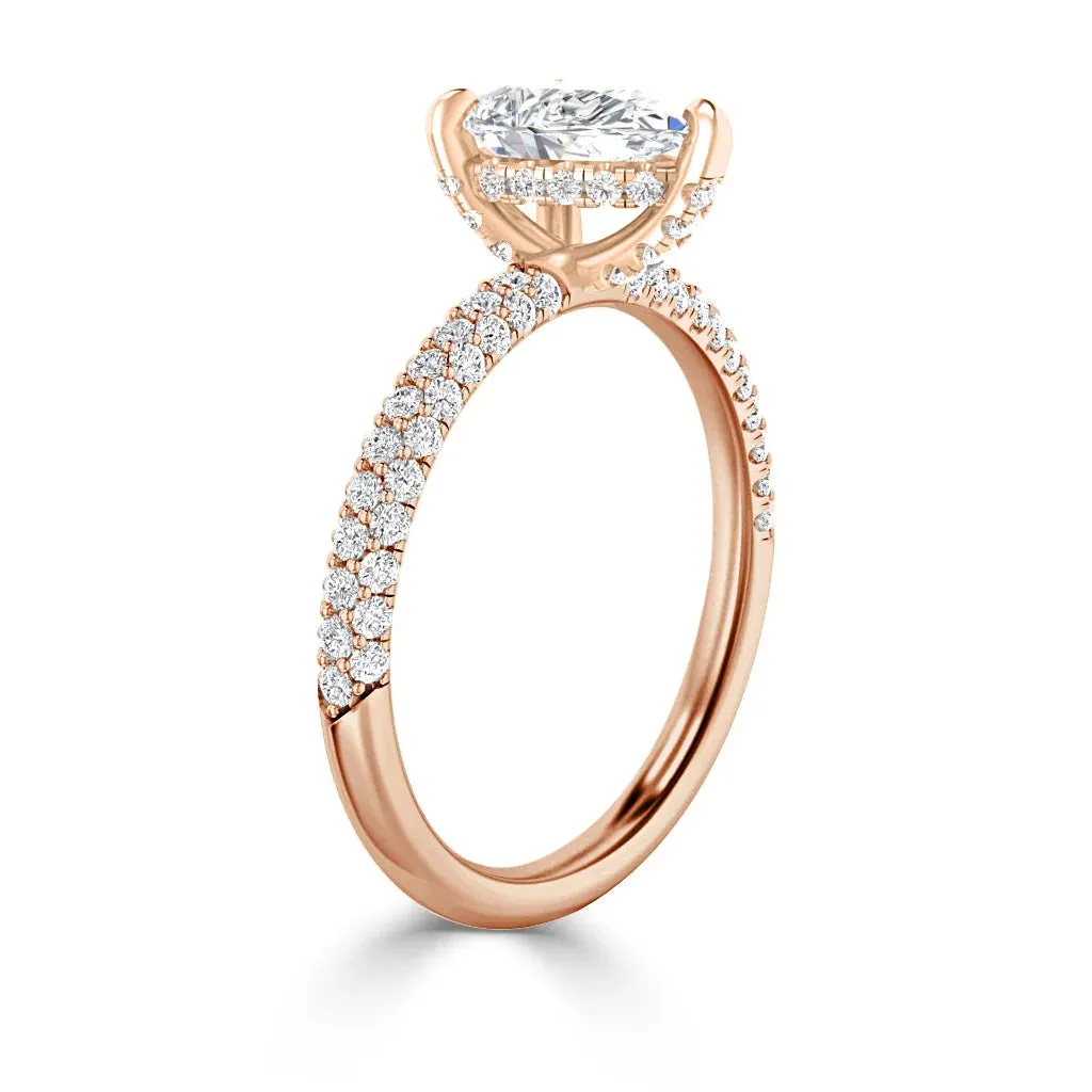 Bethany - 18ct Rose Gold - Pear