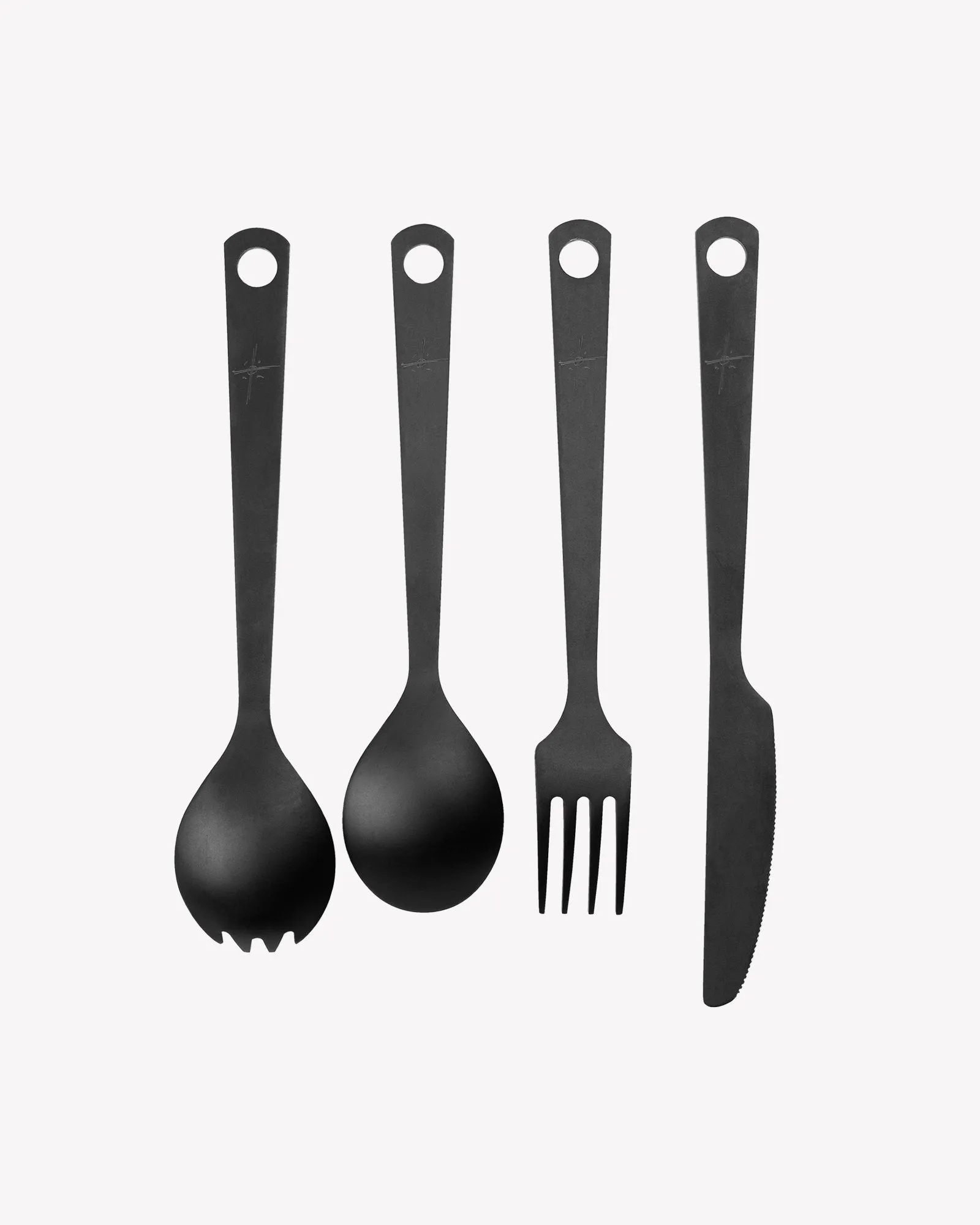 Black Wolf Cutlery Set