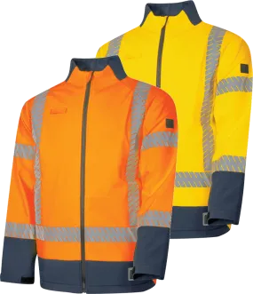 Bool Hi Vis FR & Anti Static Softshell Jacket c/w Segmented FR Tape BW2300T8