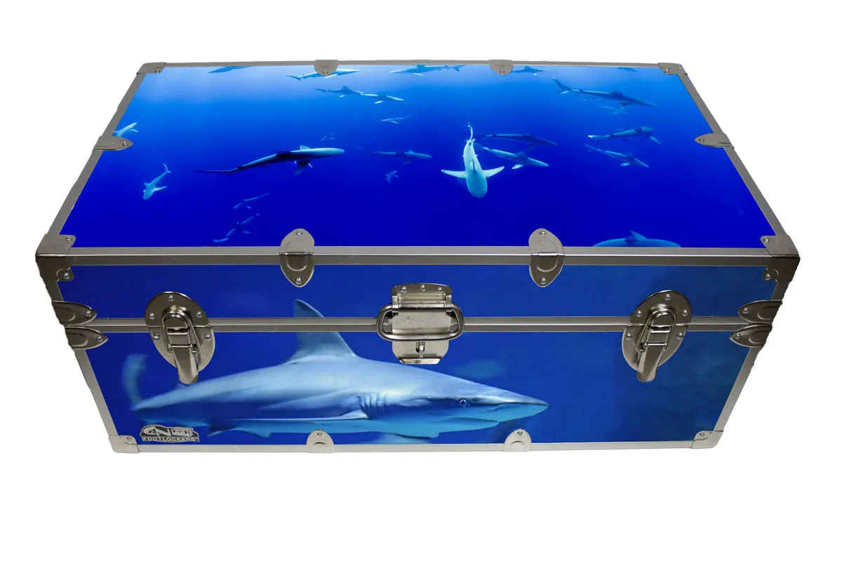 Designer Trunk - Sharks - 32x18x13.5"