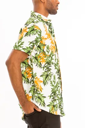 Digital Print Hawaiian Short Sleeve Shirt