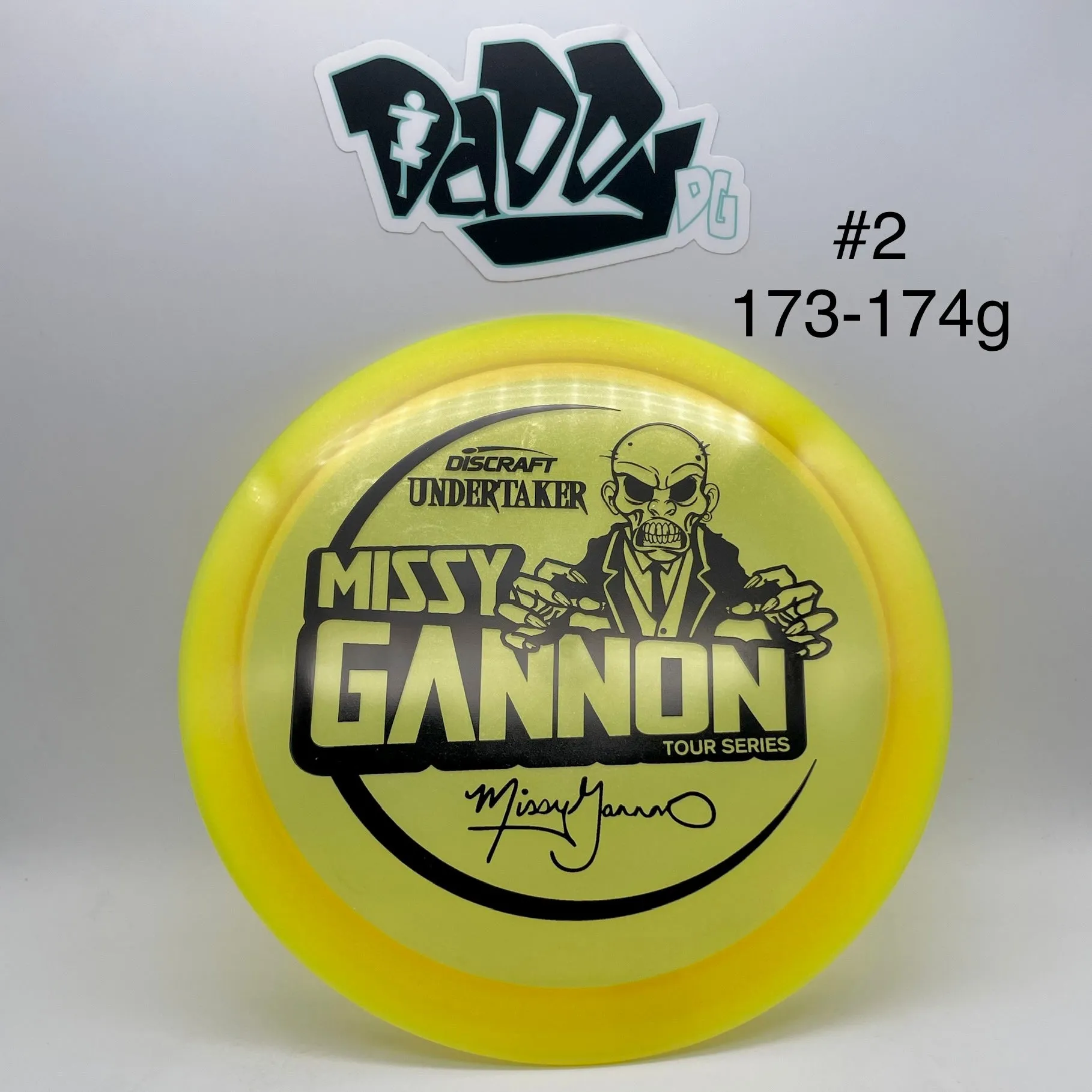 Discraft Z Metallic Undertaker 2021 Tour Series Missy Gannon Stamped Distance Driver