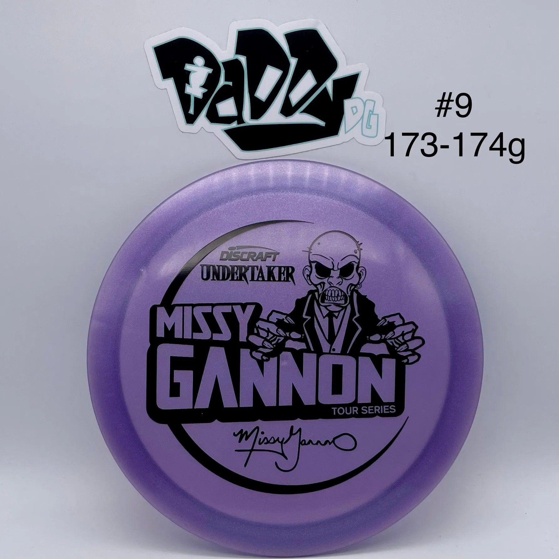 Discraft Z Metallic Undertaker 2021 Tour Series Missy Gannon Stamped Distance Driver