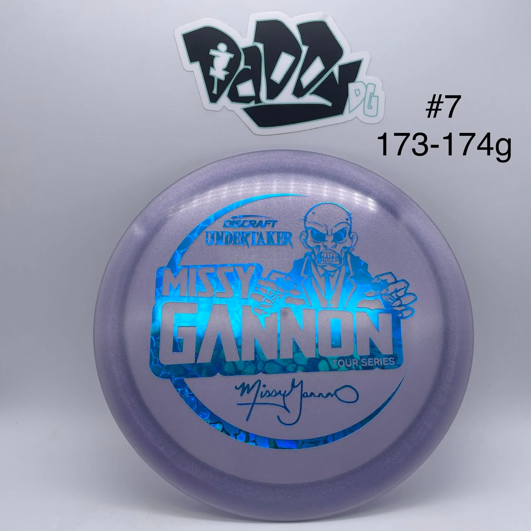 Discraft Z Metallic Undertaker 2021 Tour Series Missy Gannon Stamped Distance Driver