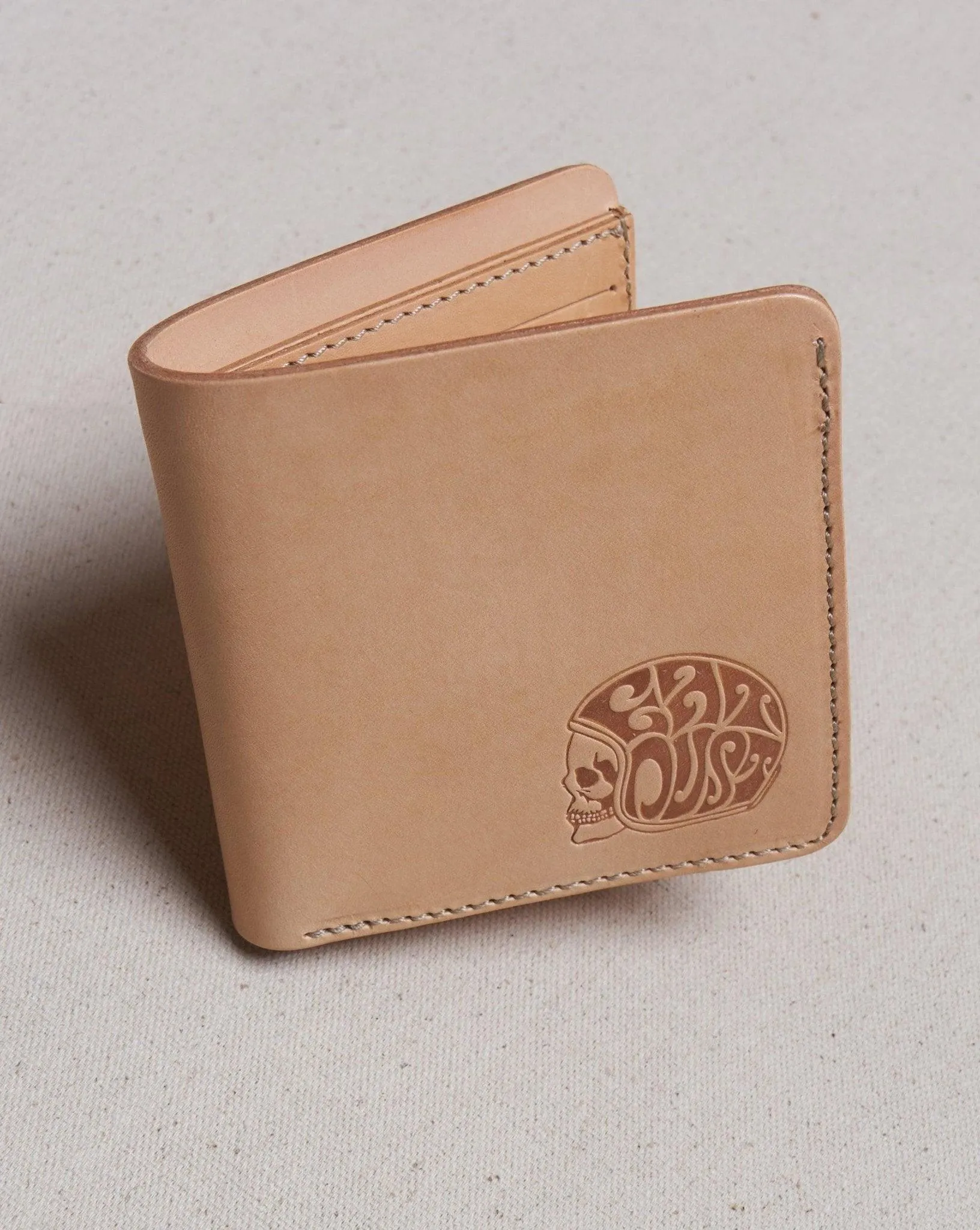 Eat Dust X Leather Fold Wallet