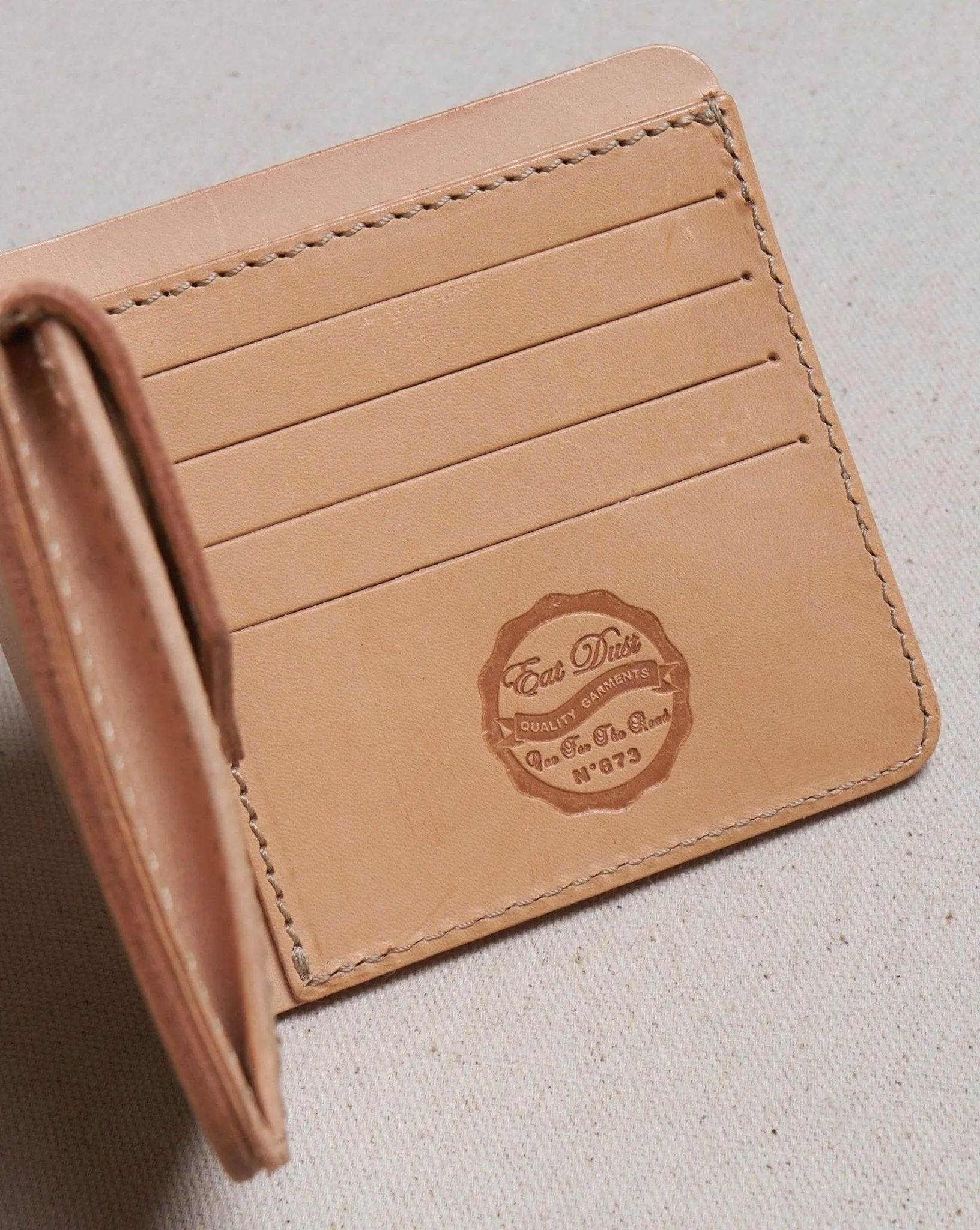 Eat Dust X Leather Fold Wallet