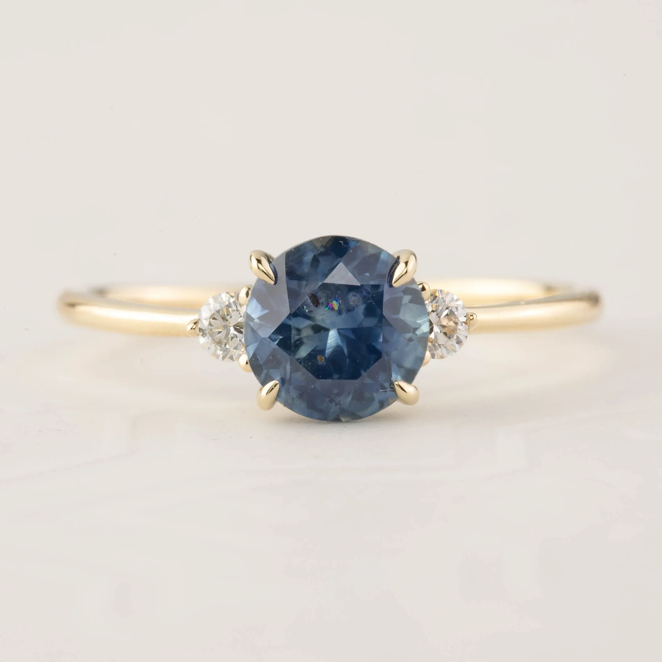 Emilie Ring - 1.52ct Blue Montana Sapphire (One of a kind)