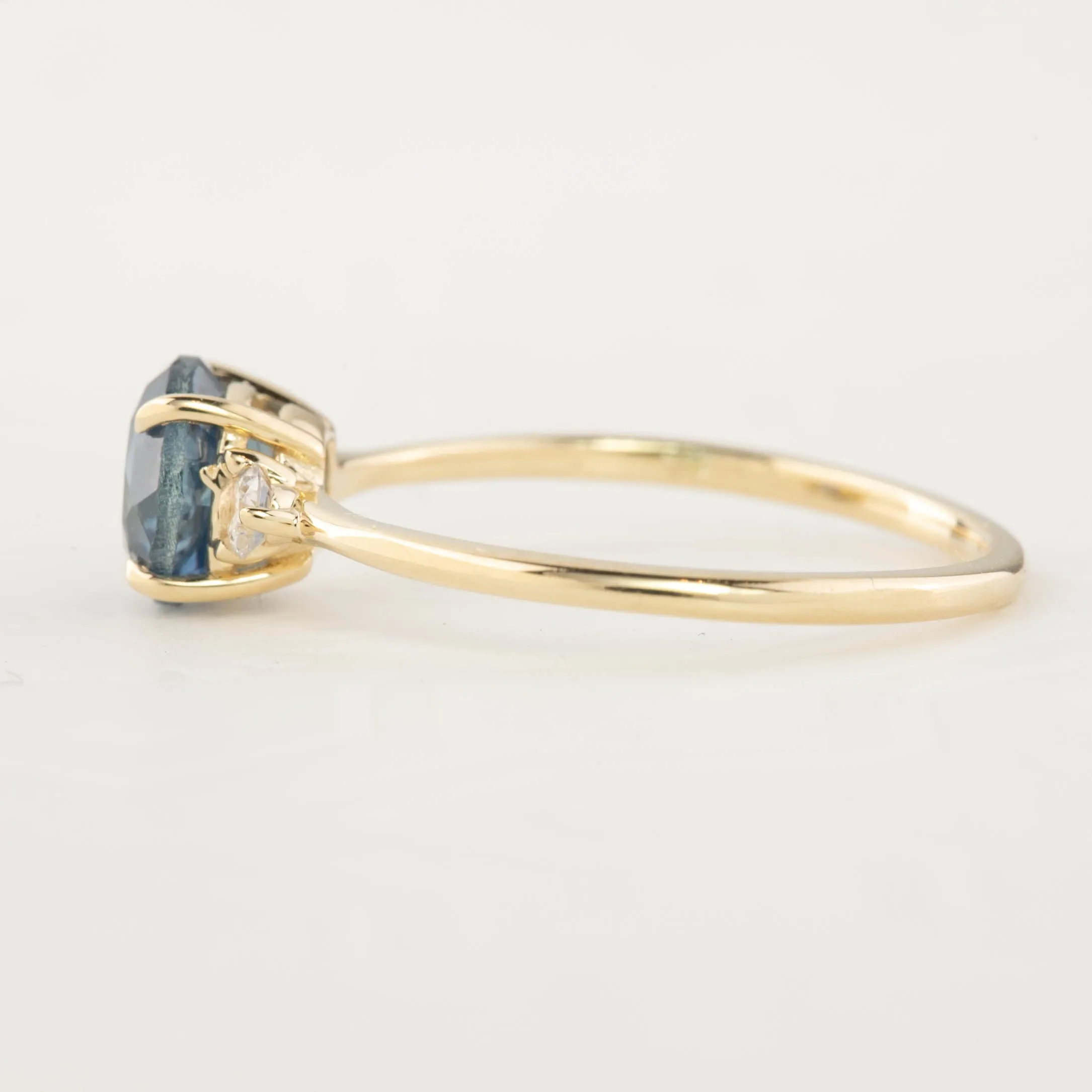 Emilie Ring - 1.52ct Blue Montana Sapphire (One of a kind)