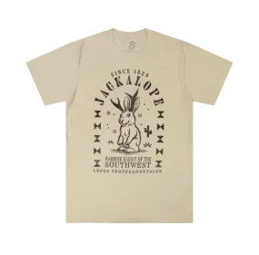 Jackalope Warrior Rabbit Natural Tee