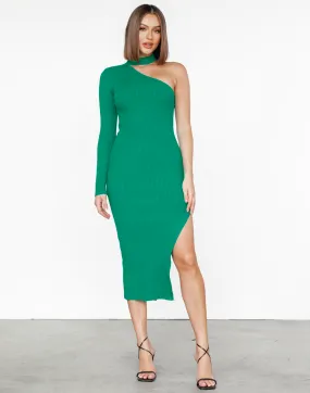 Kaden Midi Dress (Green)