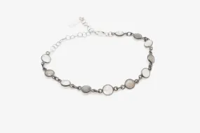 Labradorite and Moonstone Gemstone Bracelet