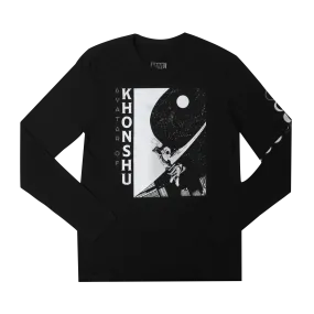 Leaping With Stars Black Long Sleeve