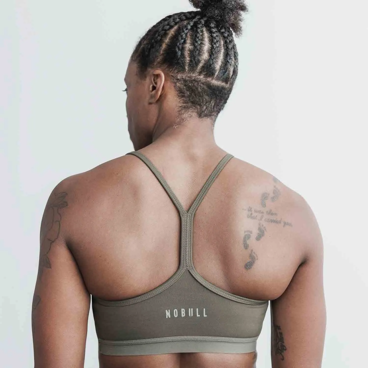 Matte V-Neck Sports Bra