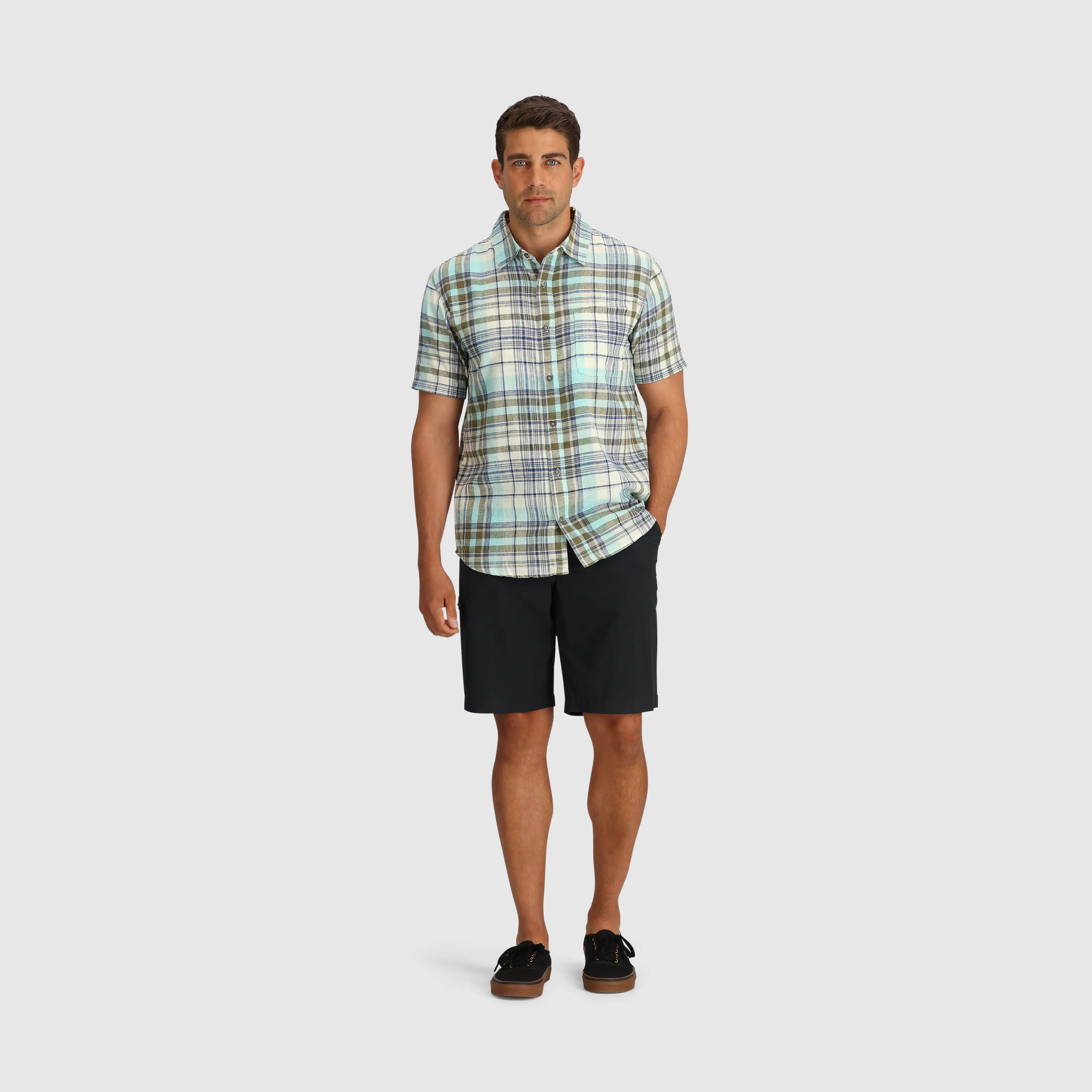 Men's Weisse Plaid Shirt