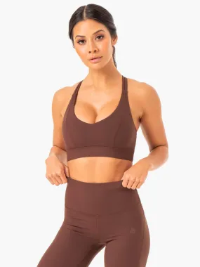 NKD Align Sports Bra - Chocolate