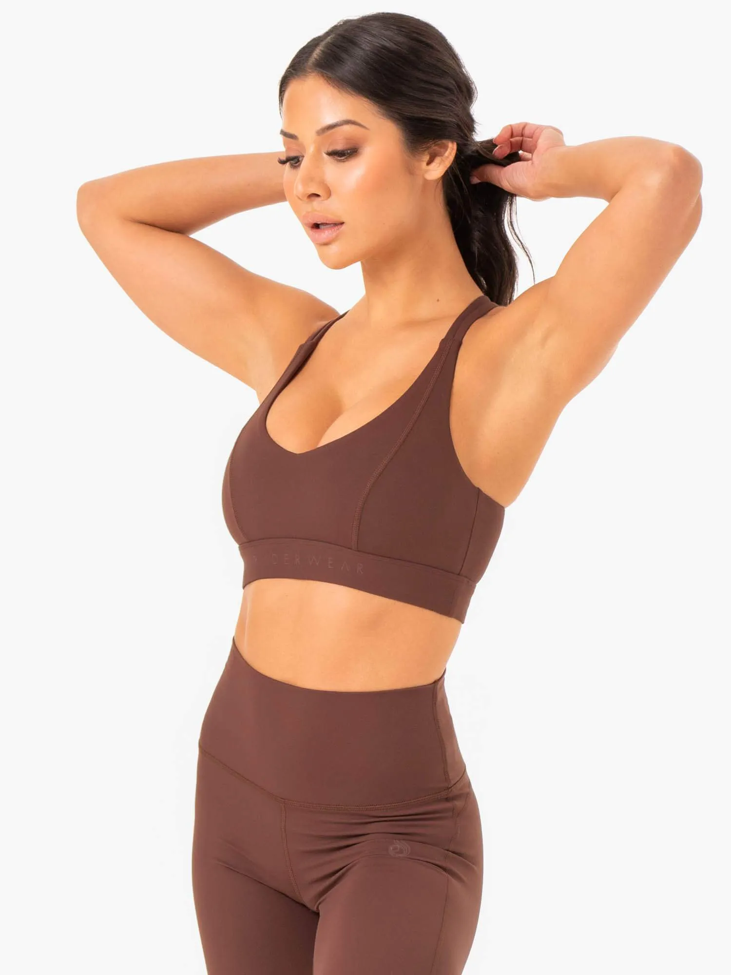 NKD Align Sports Bra - Chocolate