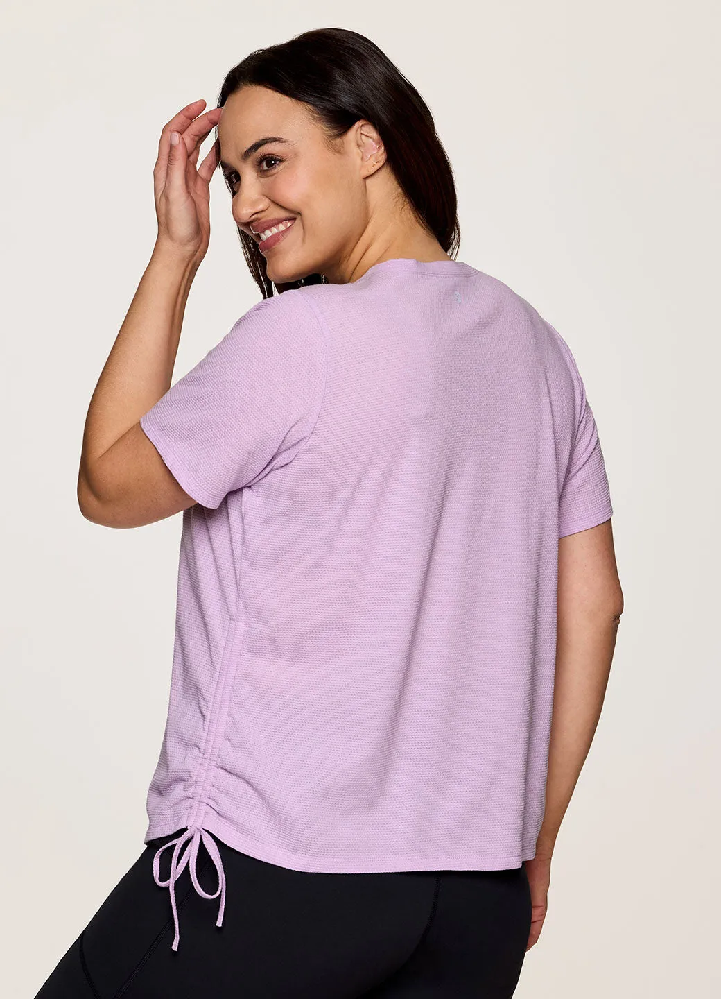 Plus All In Ruched Tee