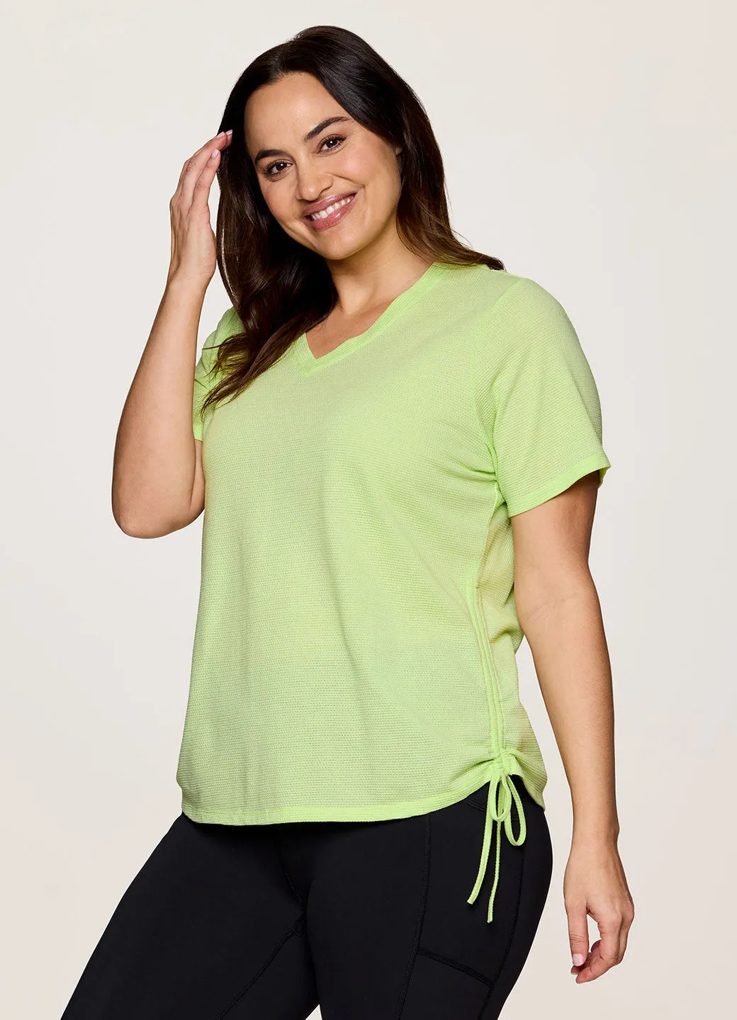 Plus All In Ruched Tee