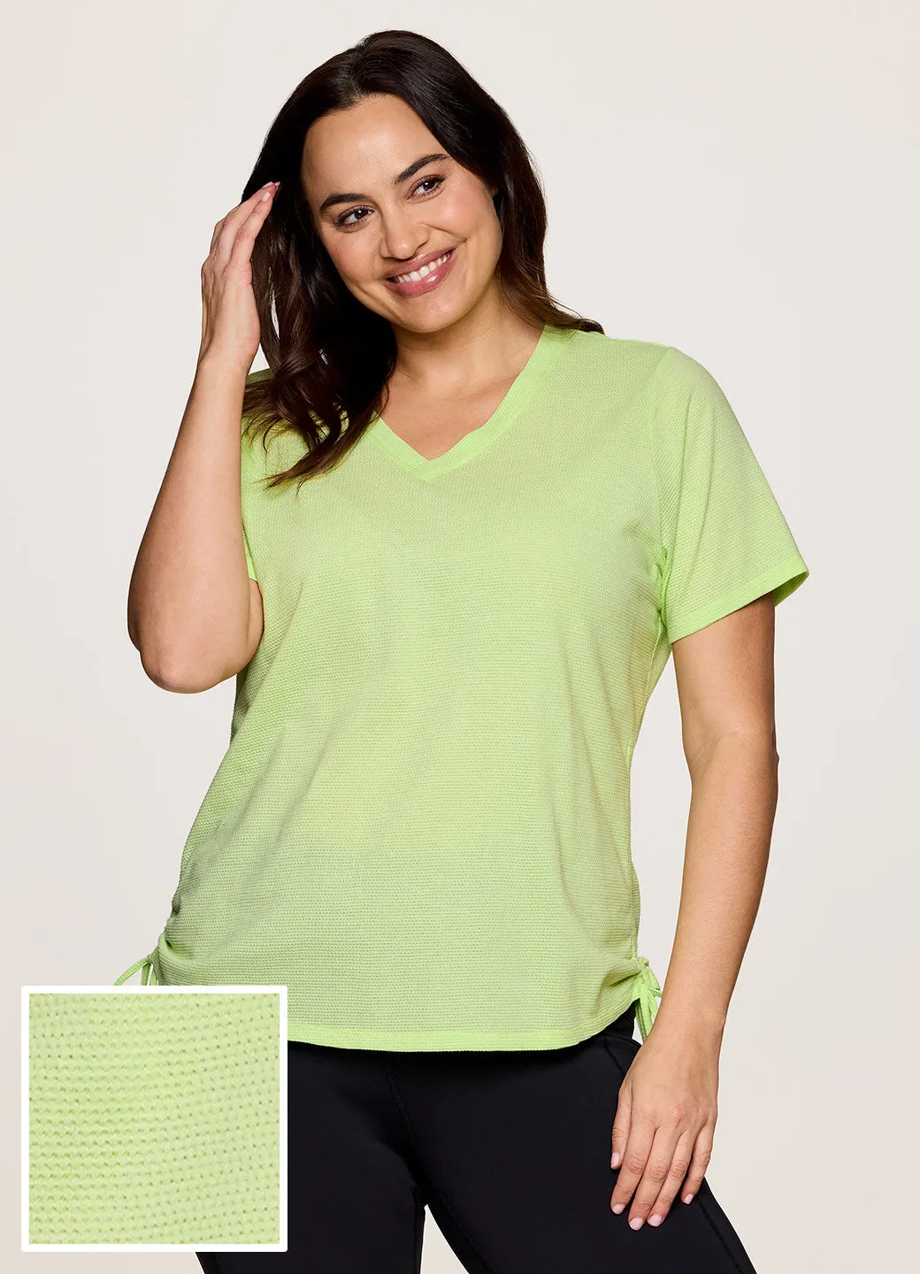 Plus All In Ruched Tee