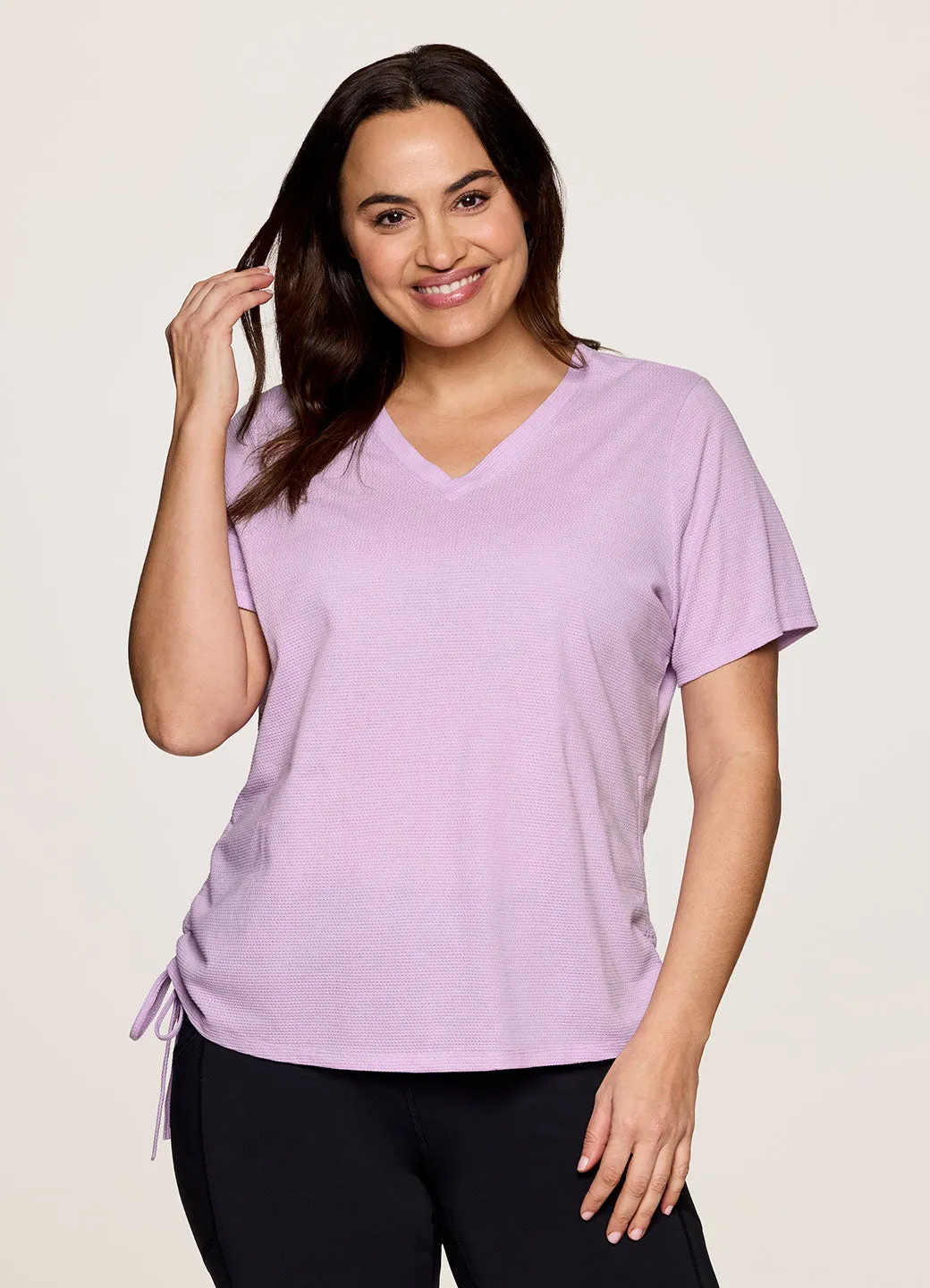 Plus All In Ruched Tee