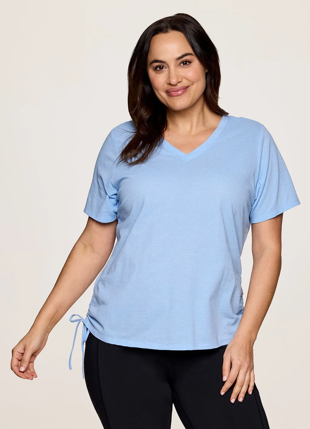 Plus All In Ruched Tee