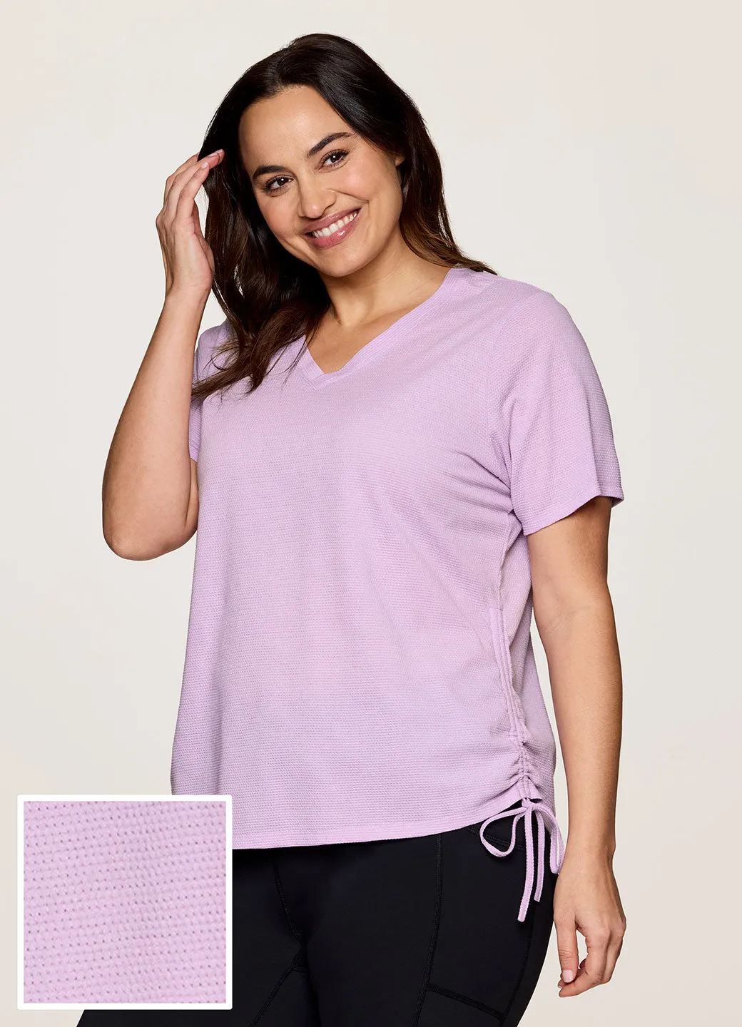 Plus All In Ruched Tee