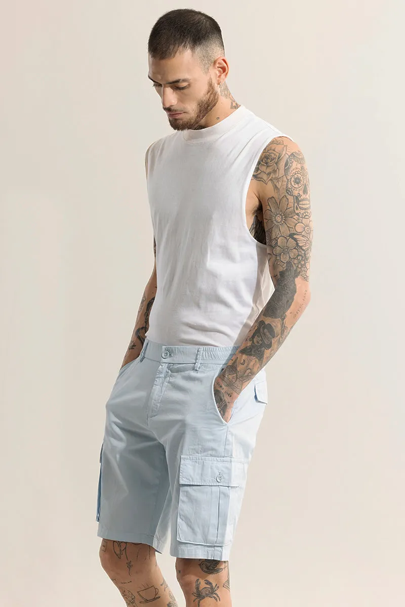 Rampage Sky Blue Cargo Shorts