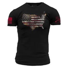 Red Blood Nation T-Shirt - Black