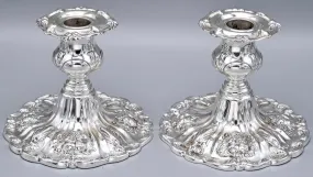 Reed & Barton Francis I Sterling Silver X569 Candlestick Holder Set of 2