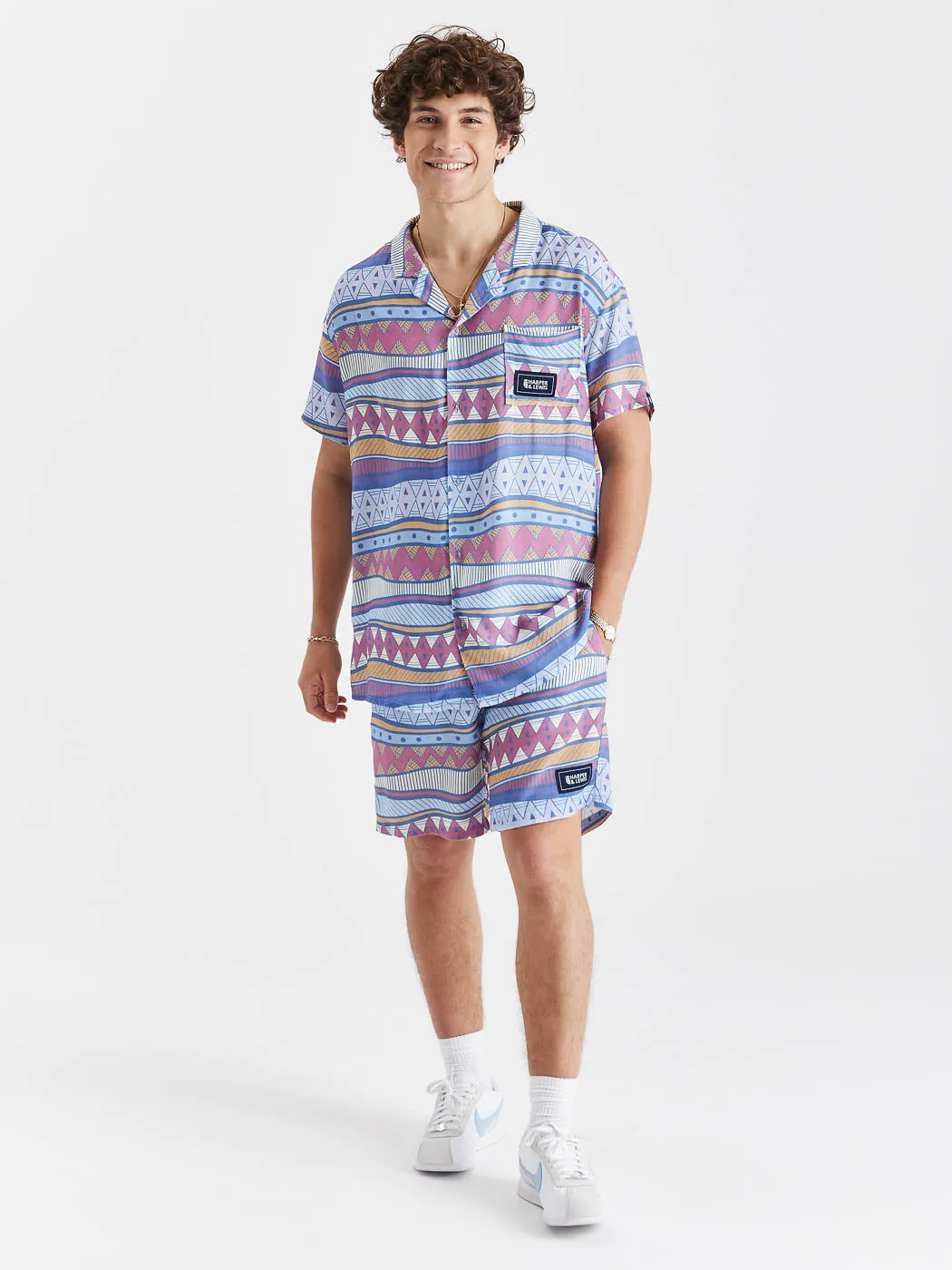 Reef Retro Pattern Shirt