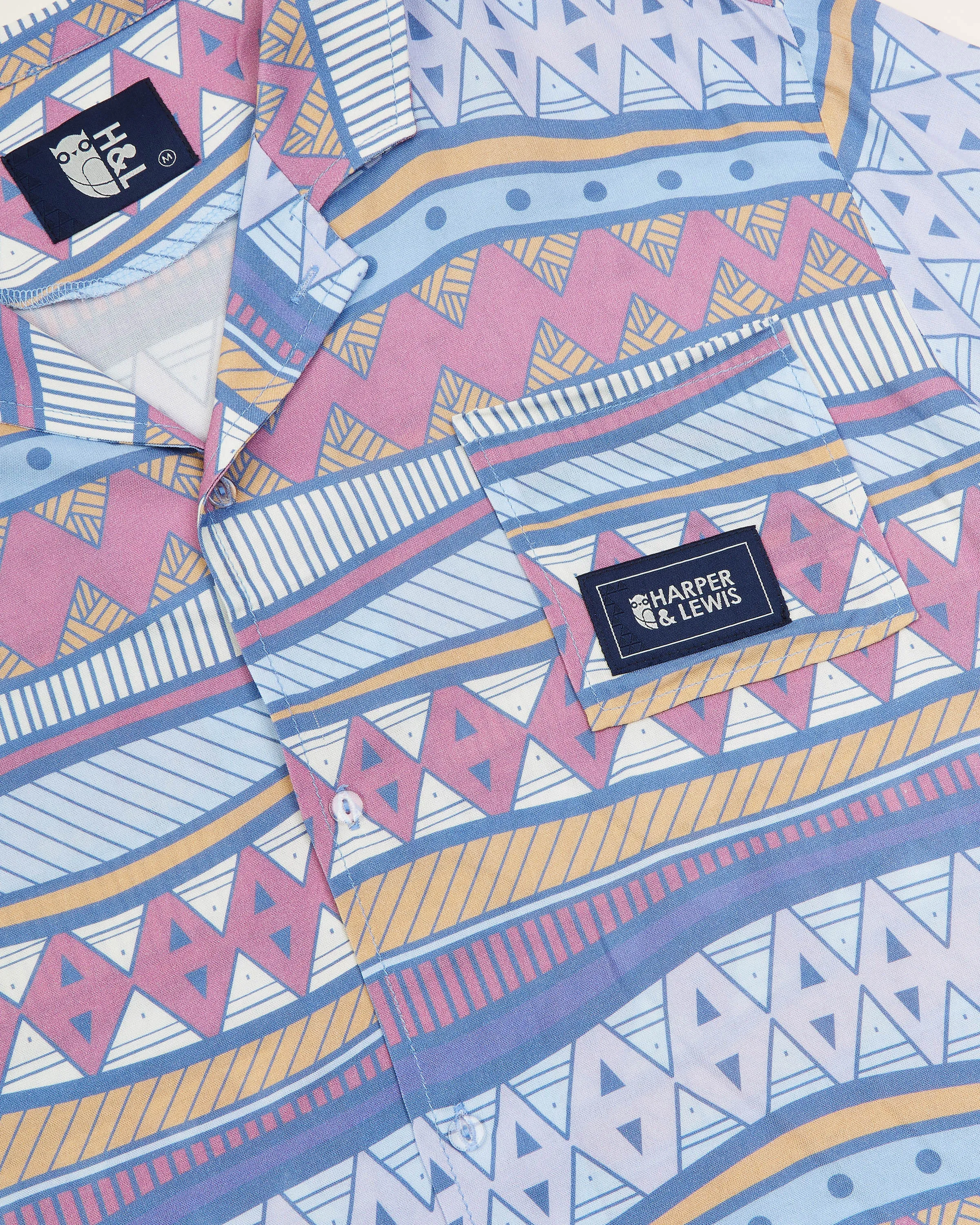 Reef Retro Pattern Shirt