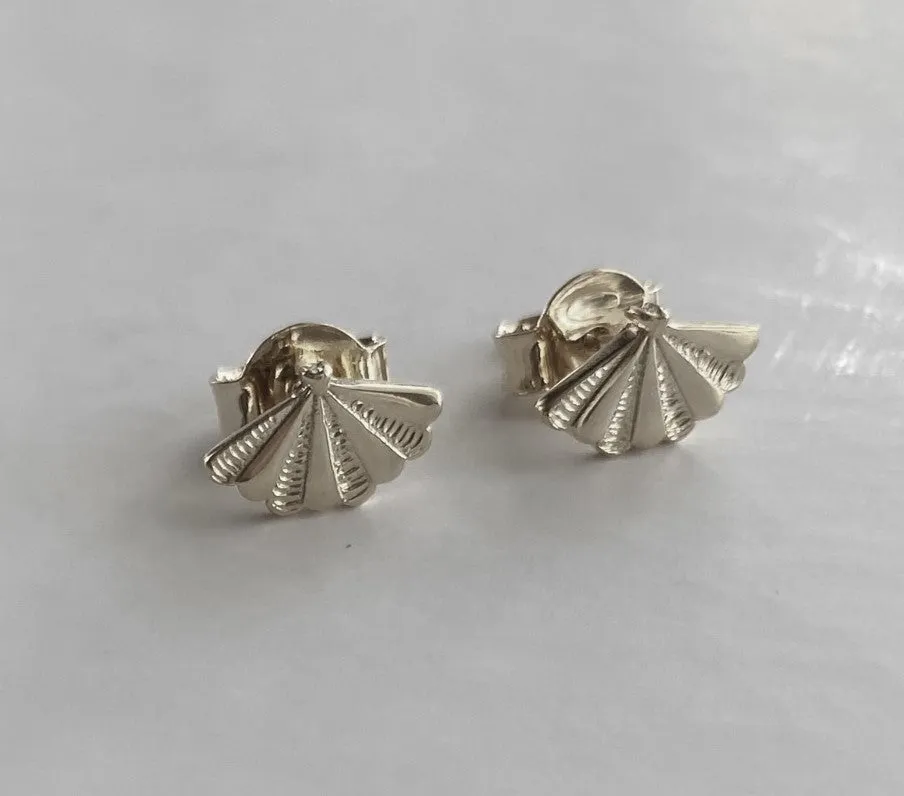 SANTIAGO Shell Mini Studs (Single or as a Pair)