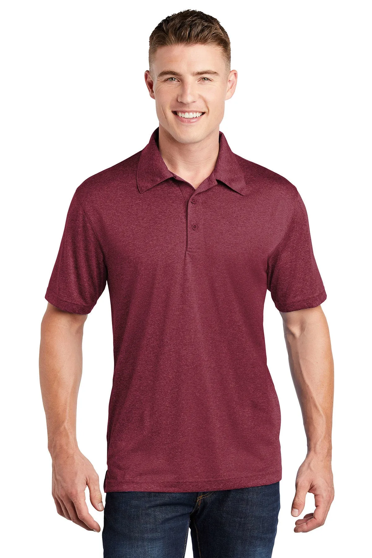 Sport-Tek ST660 Heather Contender Polo