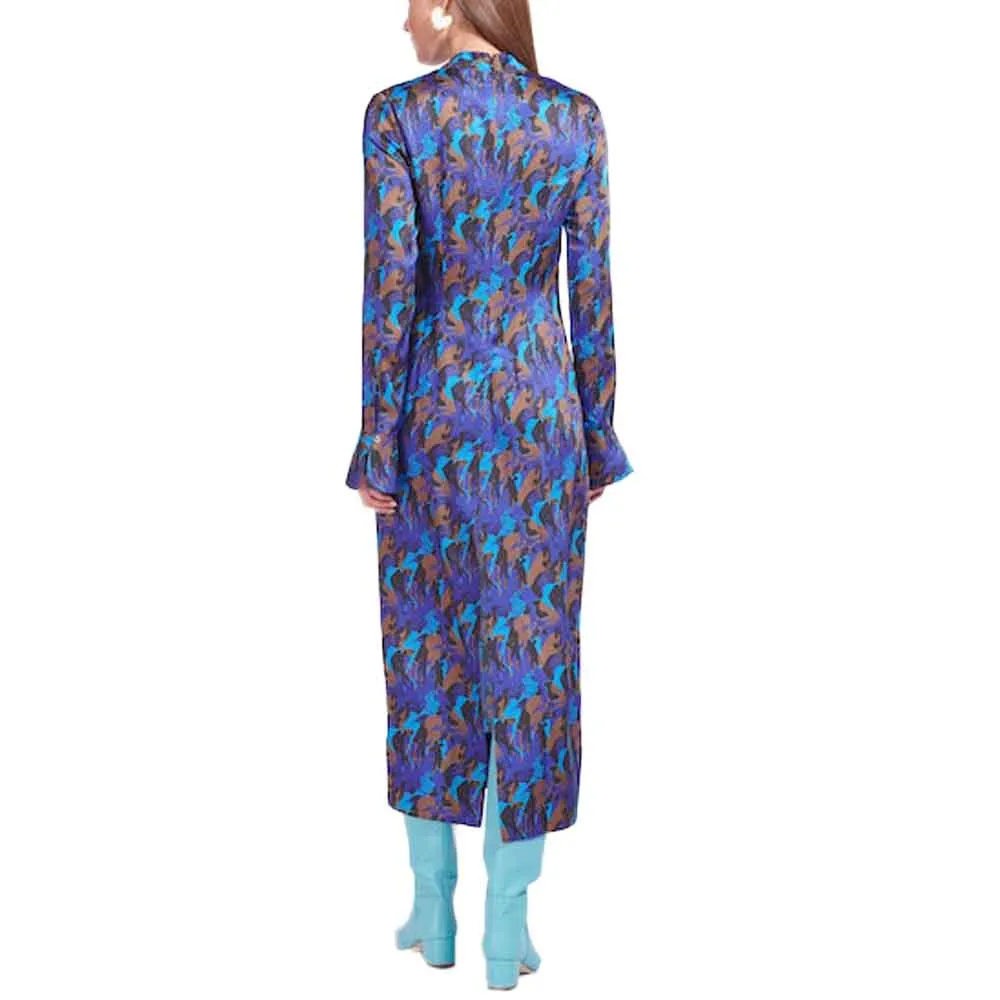 Staud Thicket Long Sleeve Print Dress