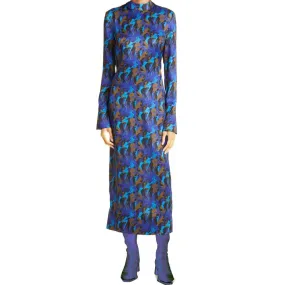 Staud Thicket Long Sleeve Print Dress