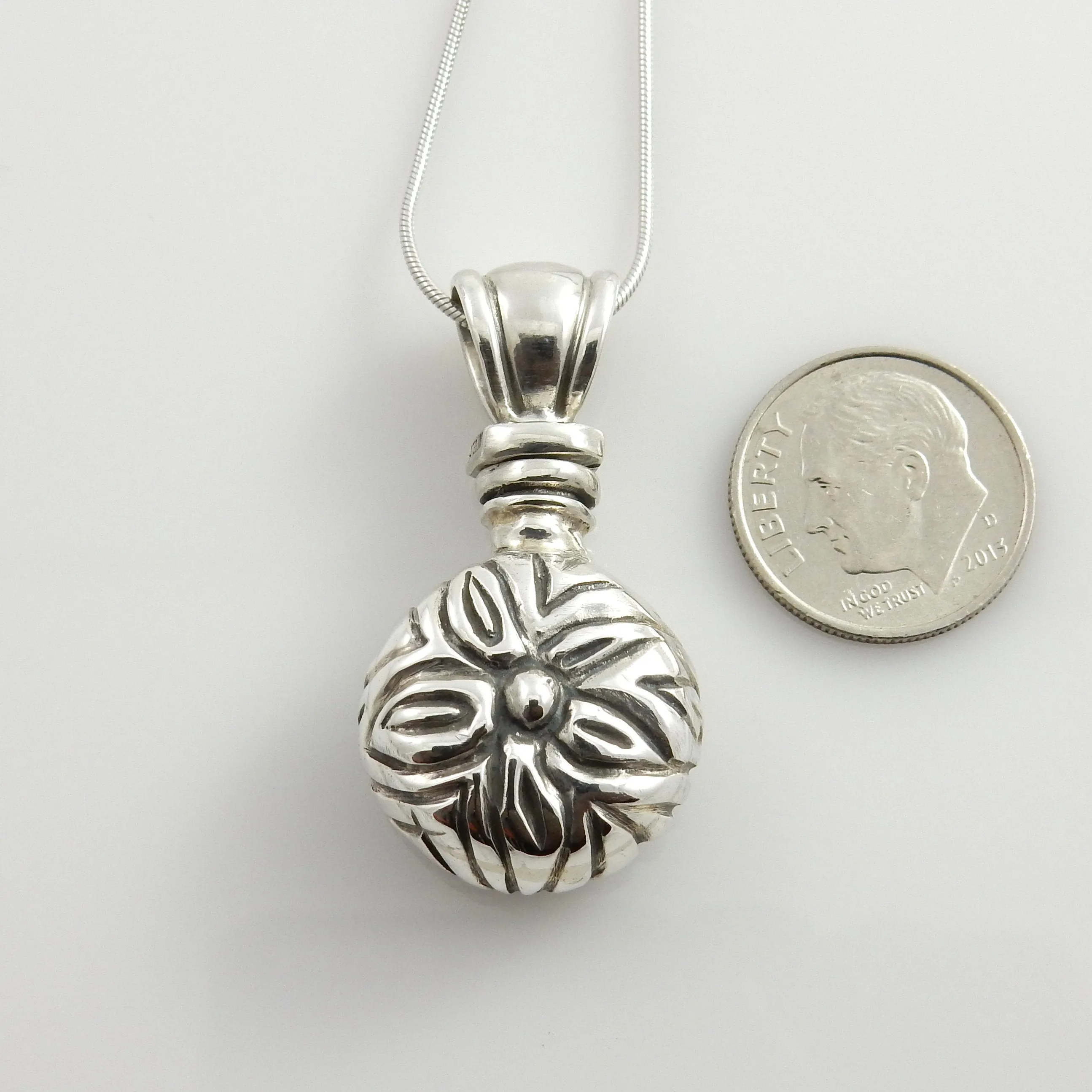 Sterling Silver Handcrafted Urn Pendant