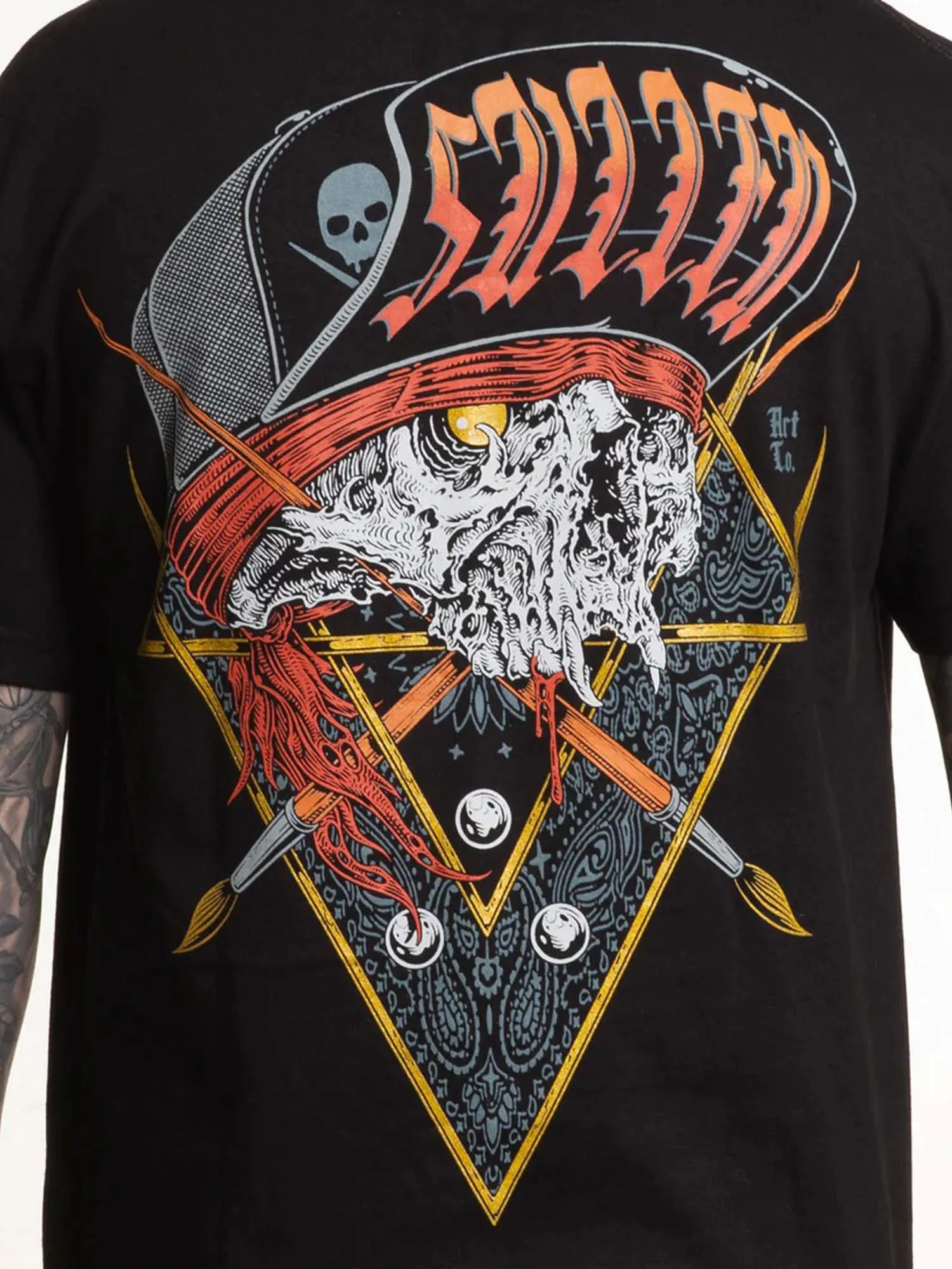 Sullen Men's Thrash Badge Short Sleeve Standard T-shirt