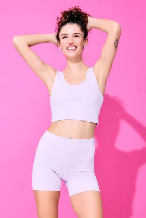 TLC Crop Top in Lilac