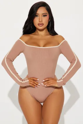 Tyla Snatched Bodysuit - Mocha/combo